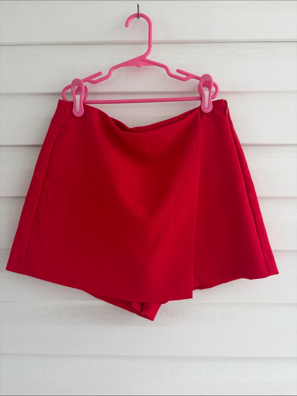 Francesca's Collections Red Women's Skort